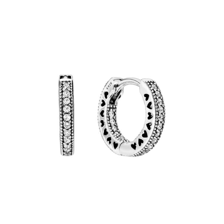 ARETES ARGOLLA CORAZONES INTERIORES