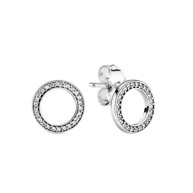 ARETES CÍRCULO BRILLANTE