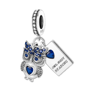 CHARM COLGANTE BÚHO AZUL