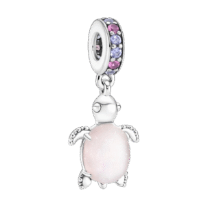 CHARM TORTUGA CRISTAL ROSA