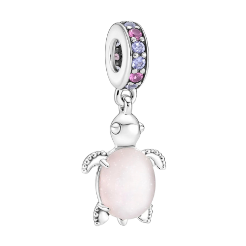 CHARM TORTUGA CRISTAL ROSA