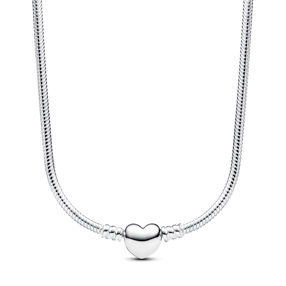 COLLAR CADENA SERPIENTE CORAZÓN