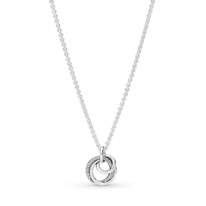 COLLAR PENDIENTE CÍRCULOS ENTRELAZADOS