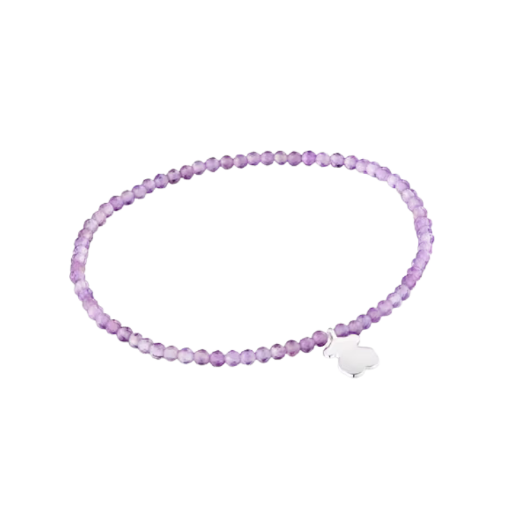 PULSERA ELÁSTICA AMATISTA